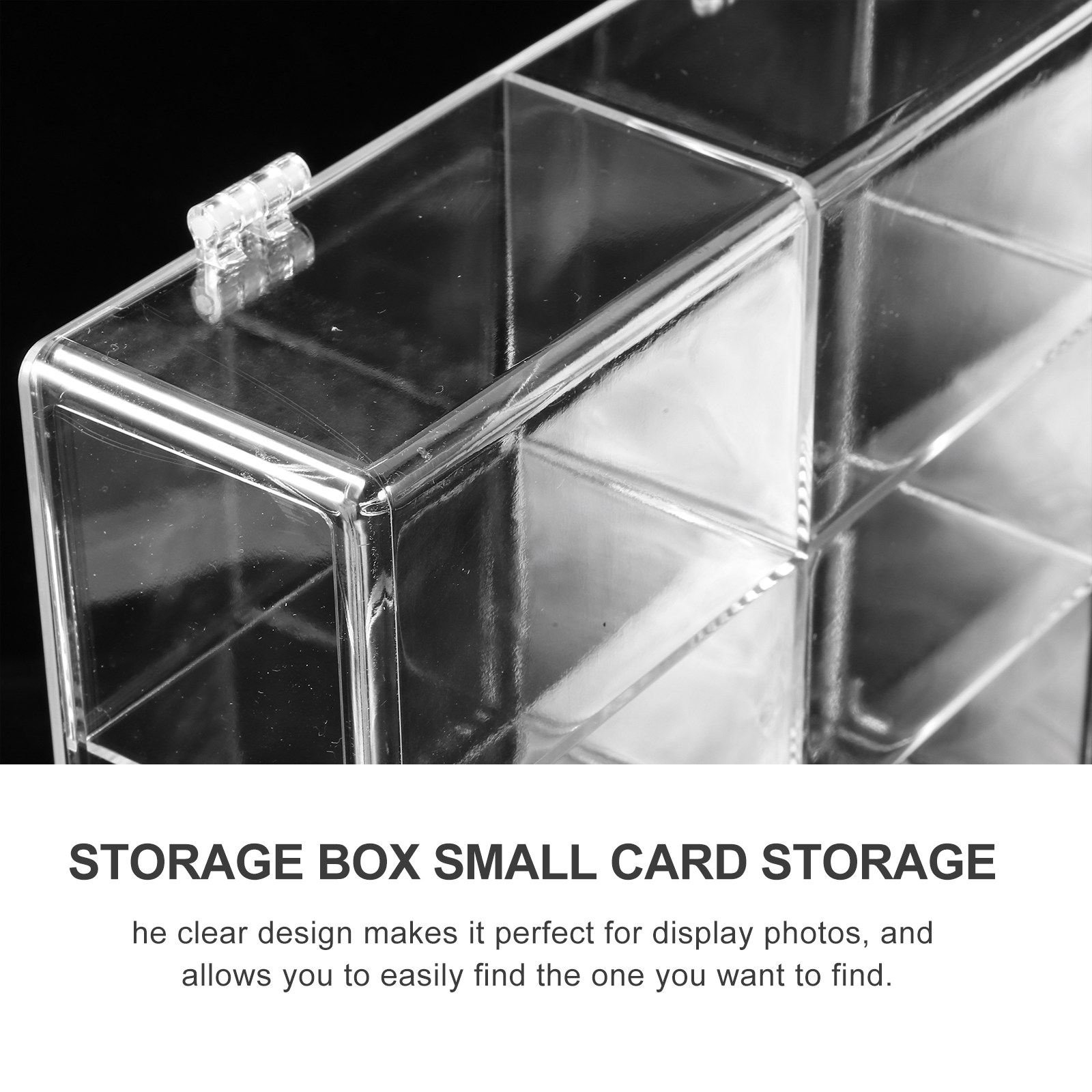 Clear Multipurpose Plastic Sto - огляд і ціна Card Index Box