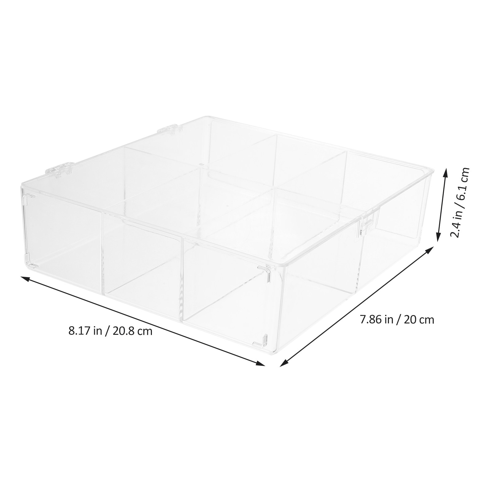 Clear Multipurpose Plastic Sto - огляд і ціна Card Index Box