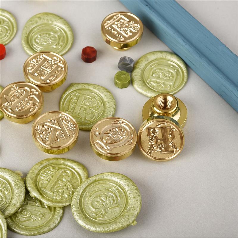 A-Z Vintage Sealed Wax Stamp H - огляд і ціна Wax Seal Stamp Set