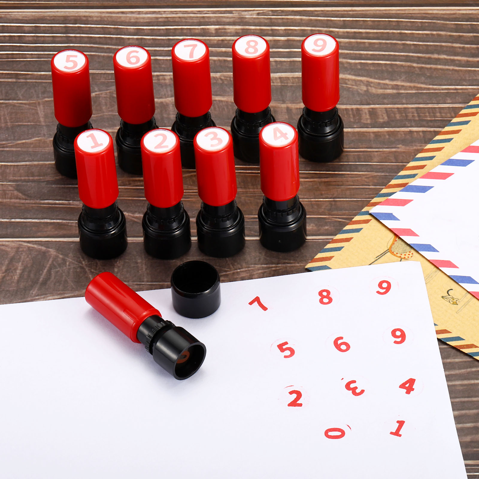 Number Stamps Self Inking Nume - огляд і ціна Rubber Date Stamp