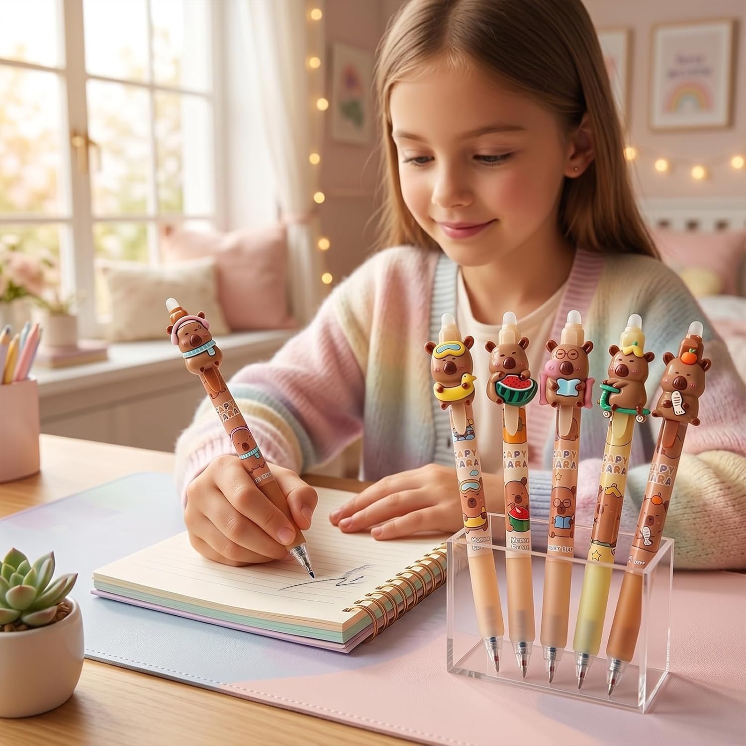Cute Capybara Erasable Pens, 0 - огляд і ціна Correction Pen Fine