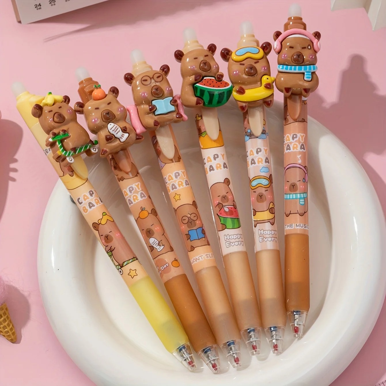 Cute Capybara Erasable Pens, 0 - огляд і ціна Correction Pen Fine