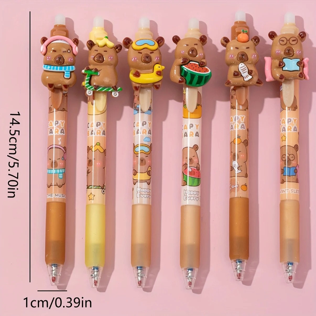 Cute Capybara Erasable Pens, 0 - огляд і ціна Correction Pen Fine