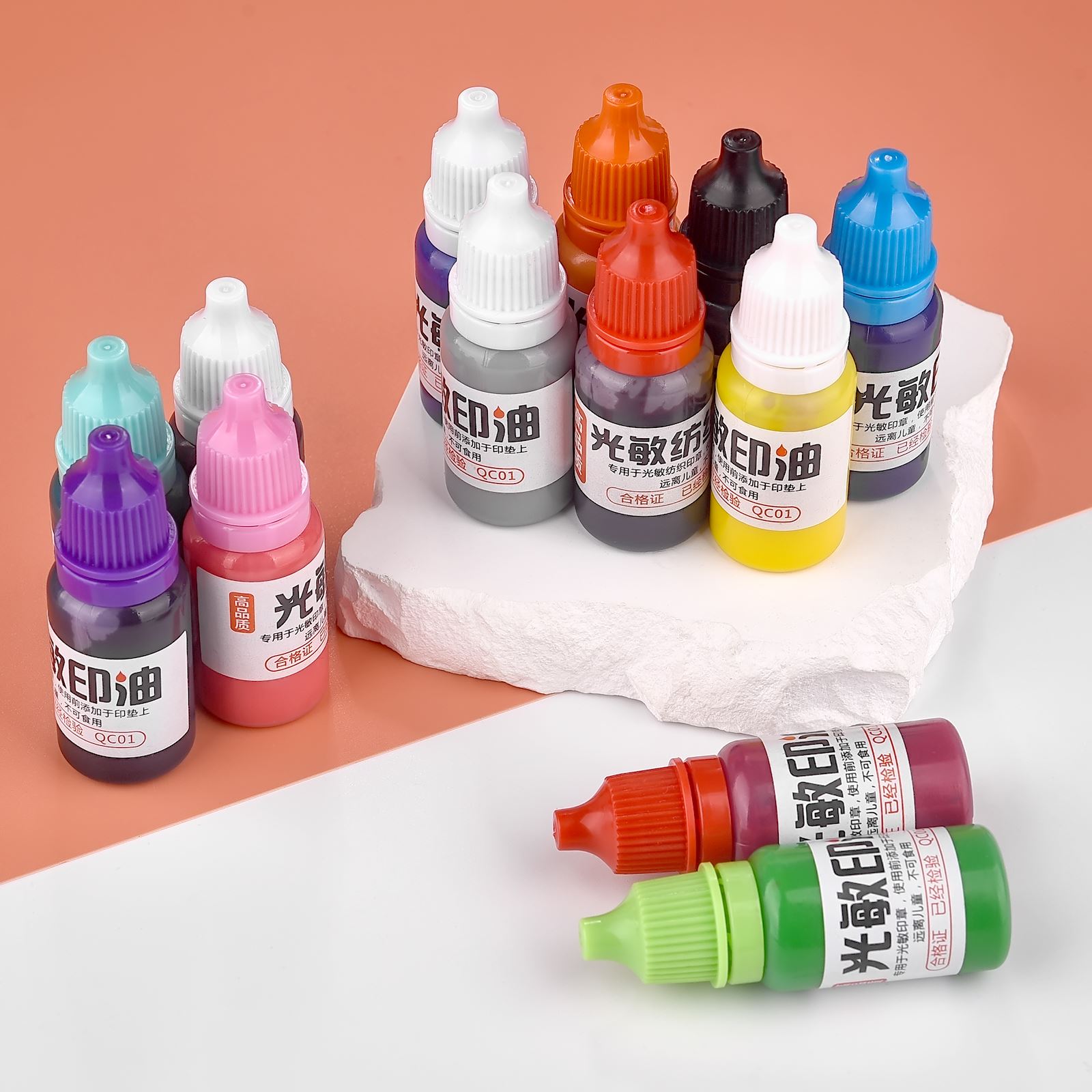 10ml Refill Ink 13 Color Rubbe - огляд і ціна Rubber Date Stamp