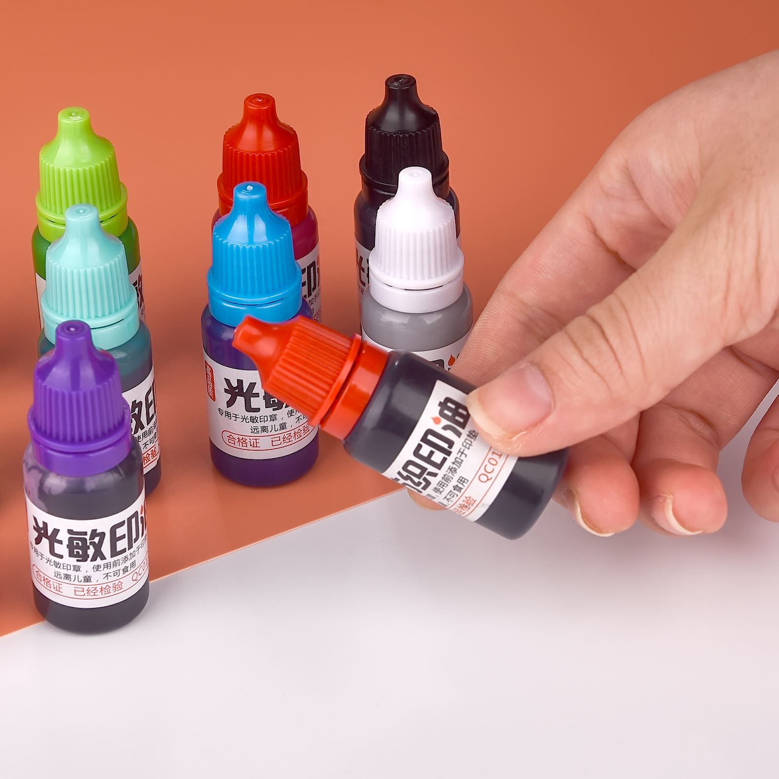 10ml Refill Ink 13 Color Rubbe - огляд і ціна Rubber Date Stamp