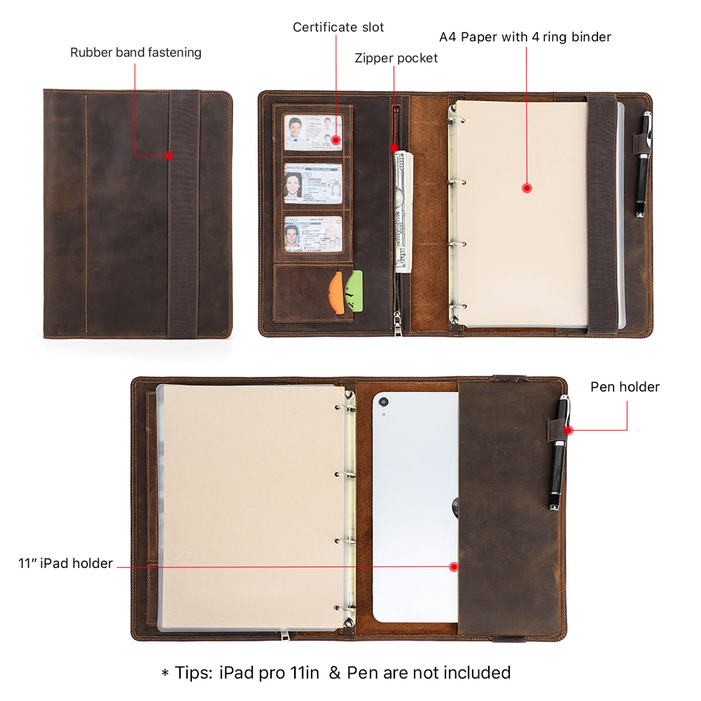 Luxury Retro Business A4 Noteb - огляд і ціна Binder A4 Lever