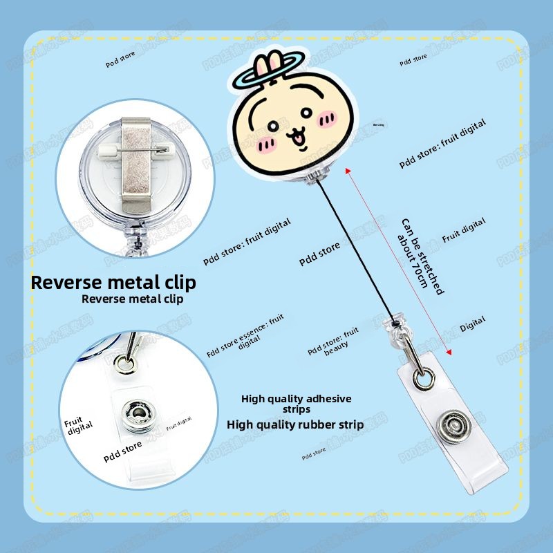 jiyi Retractable Badge Reel Ka - огляд і ціна Index Card Holder