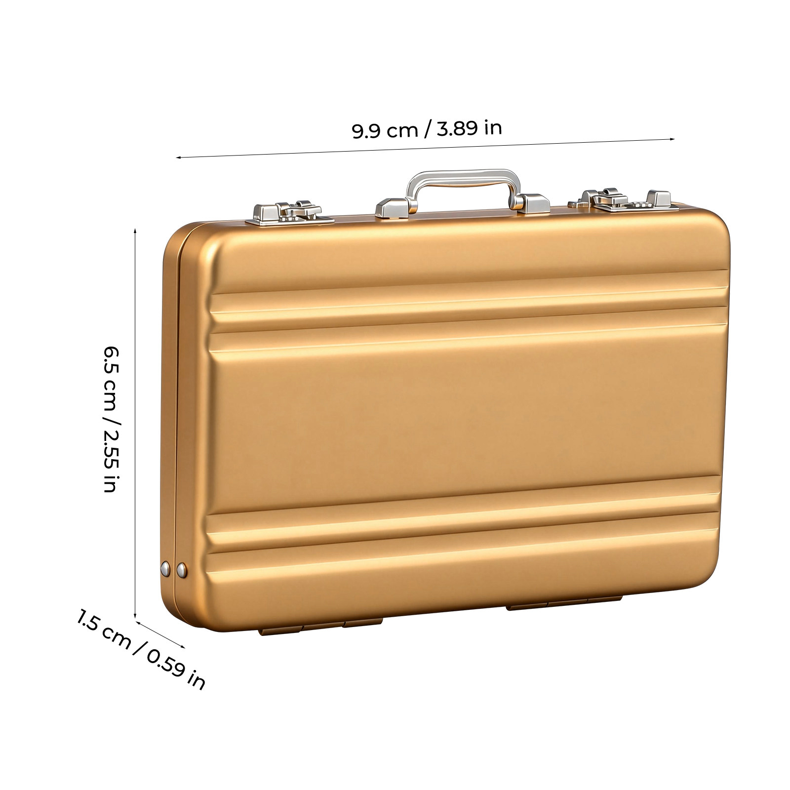 1pc Aluminum Business Card Box - огляд і ціна Card Index Box